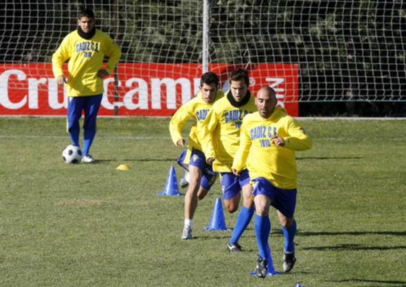 Entrenamiento del C�diz (26/11/2008)
