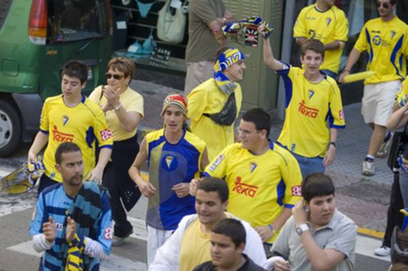 El C�diz celebra el ascenso