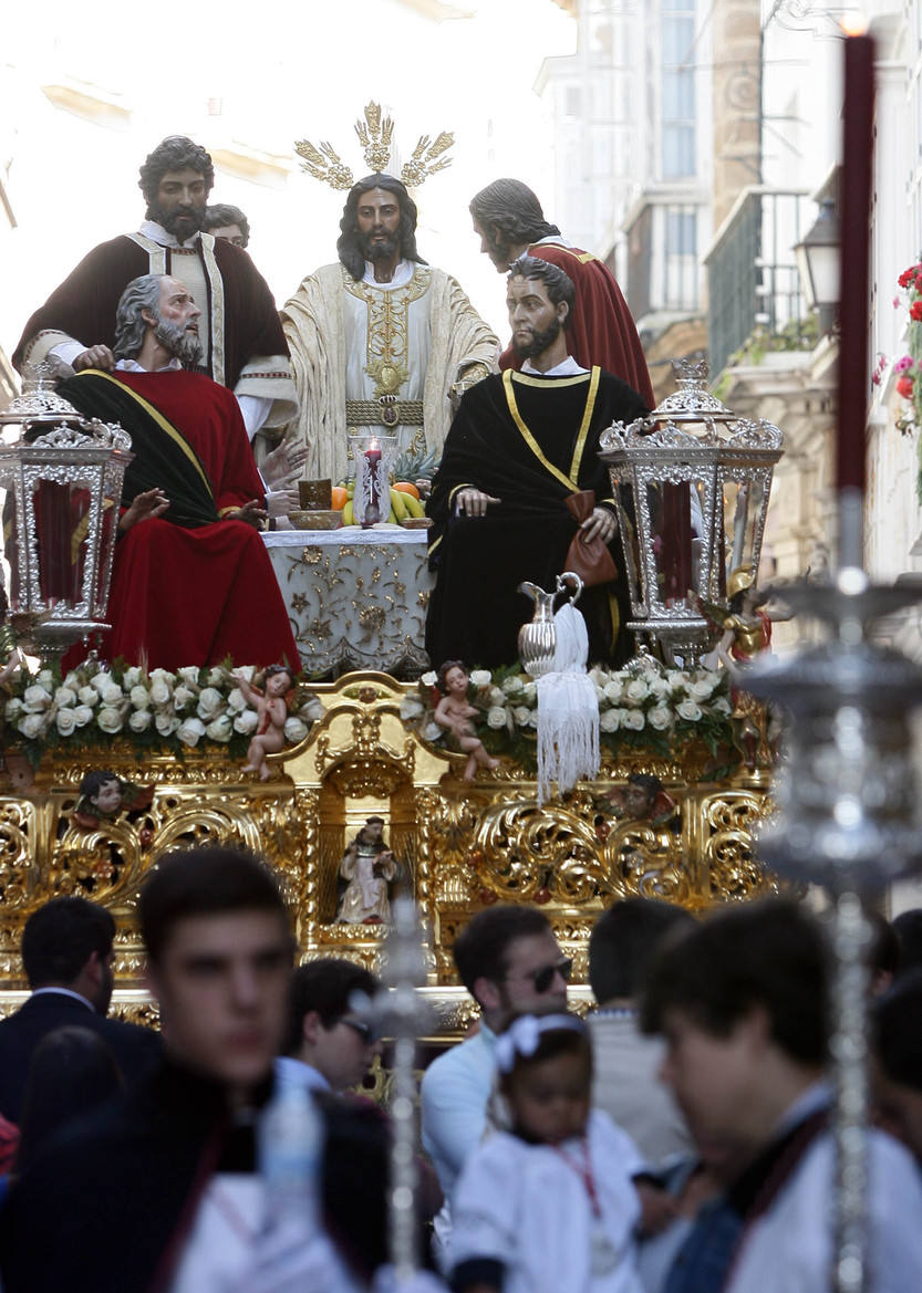 La Santa Cena recorre las calles de Cádiz