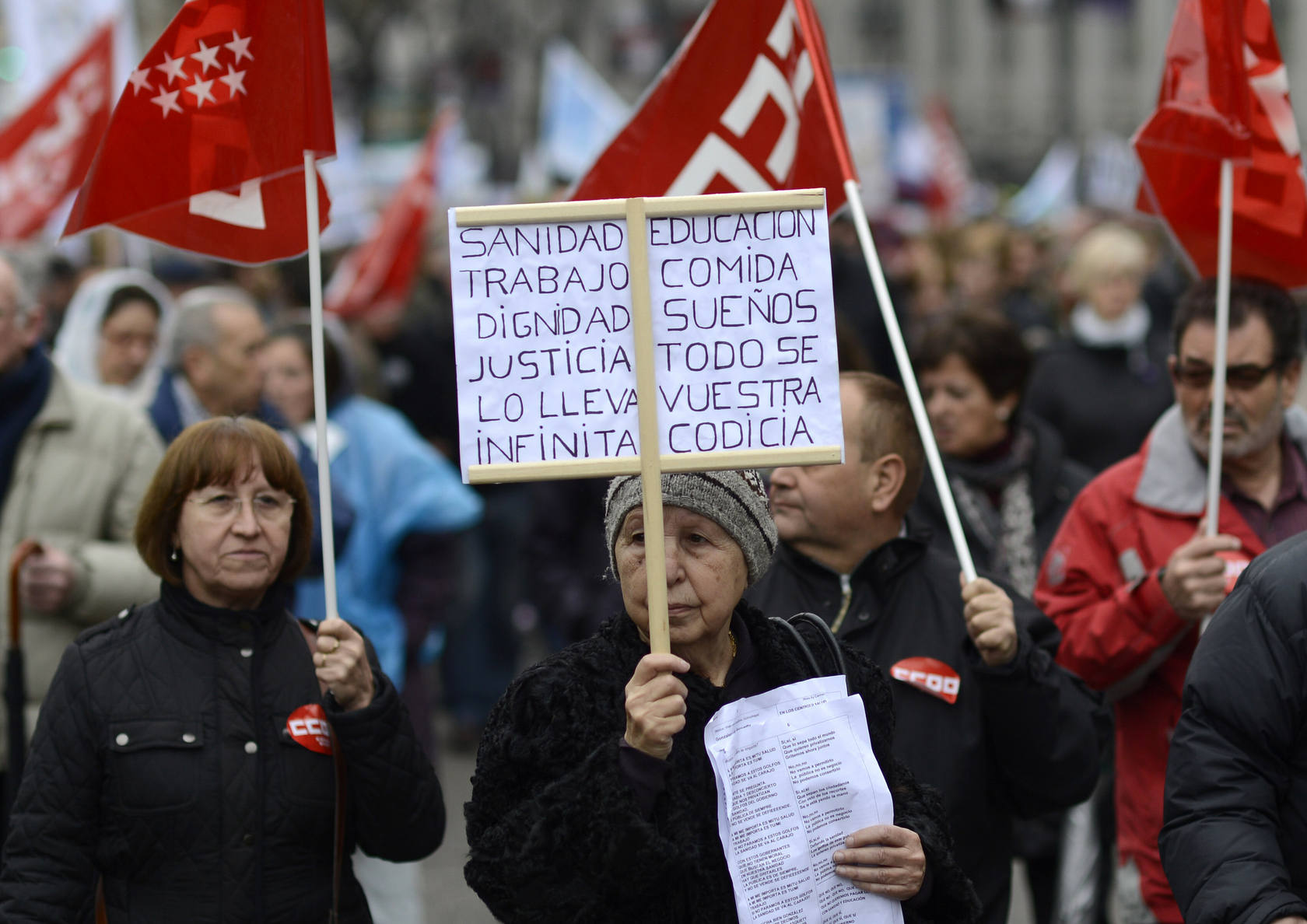 Una nueva 'marea blanca' toma Madrid