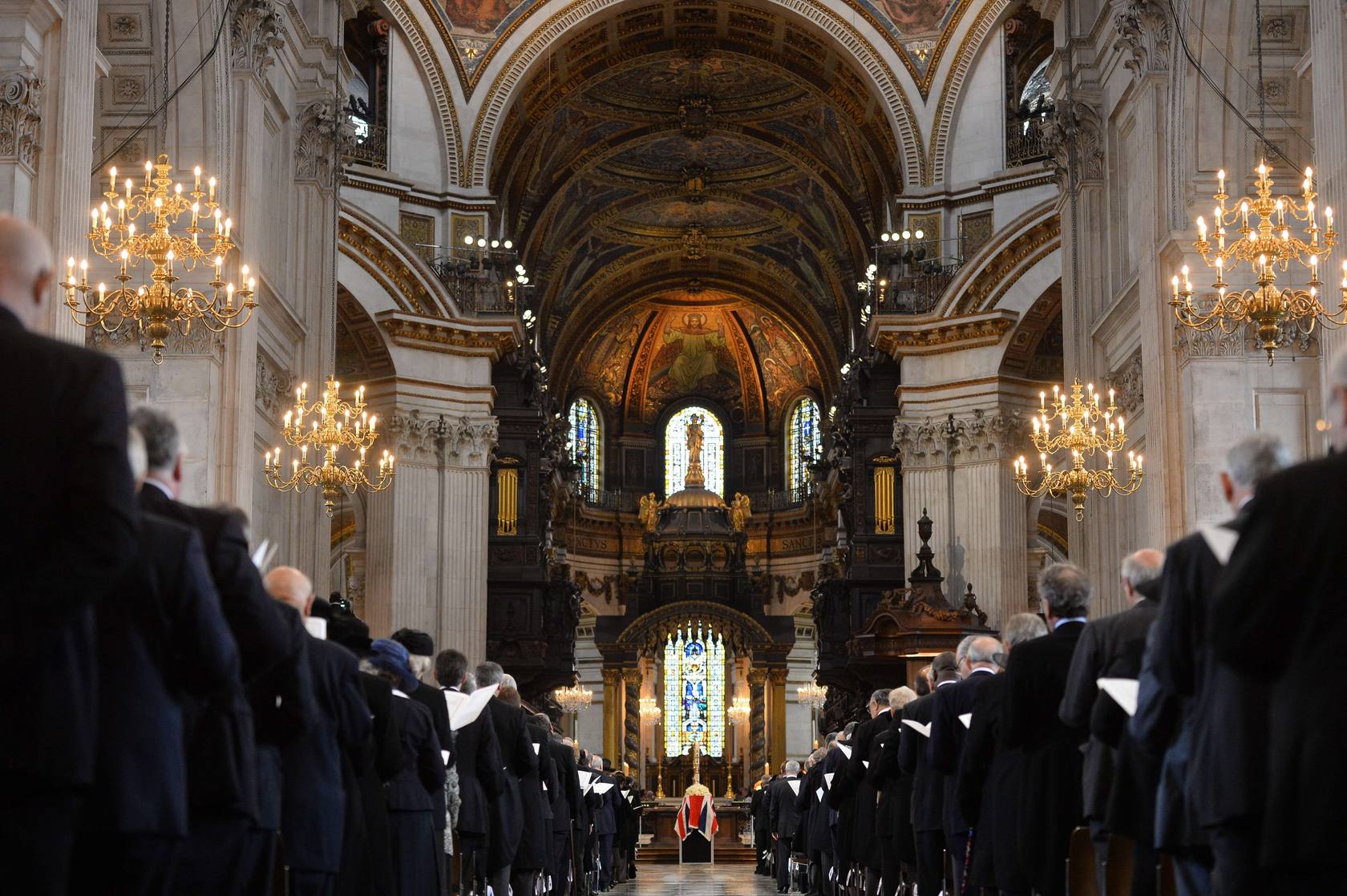 El último adiós a Margaret Thatcher