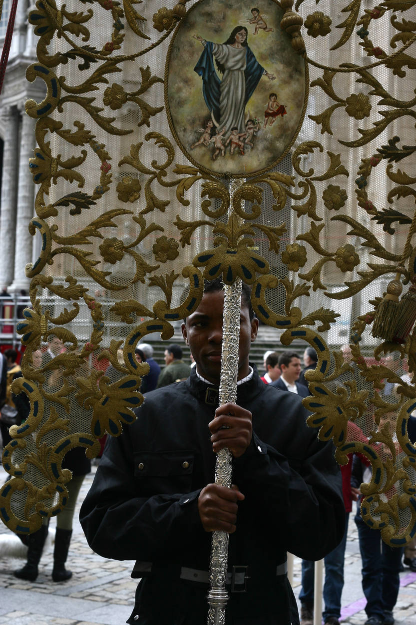 Columna regresa a su templo. Semana Santa 2013