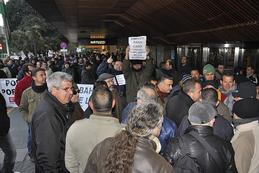 Los extrabajadores de Delphi se movilizan en Sevilla