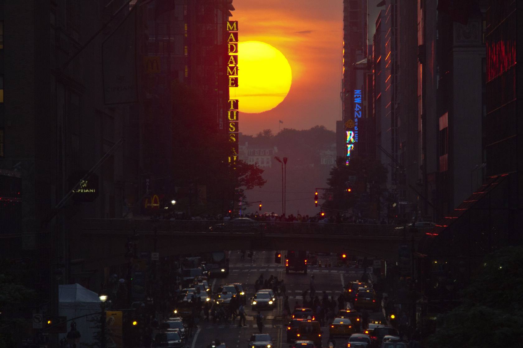 Manhattanhenge, solsticio en Nueva York