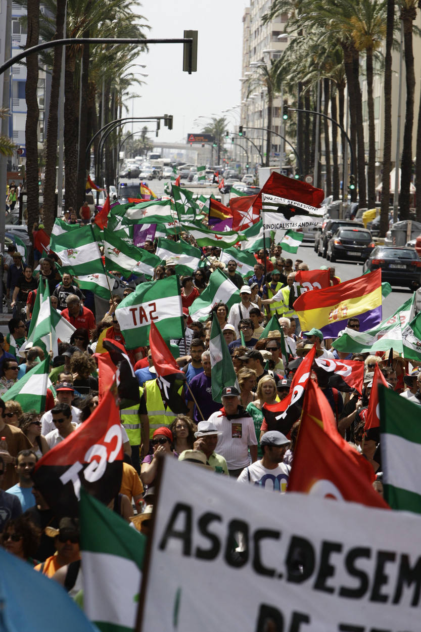 La marcha por el empleo recorre la provincia