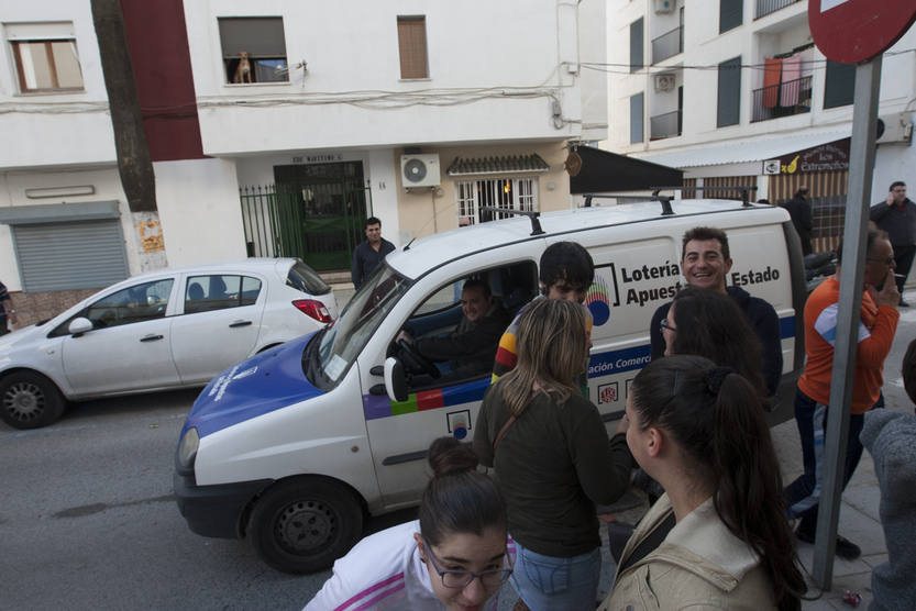 La alegría de los premiados en Barbate