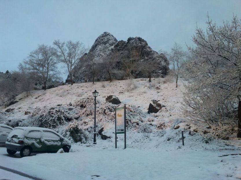 Nieva en la Sierra de Grazalema